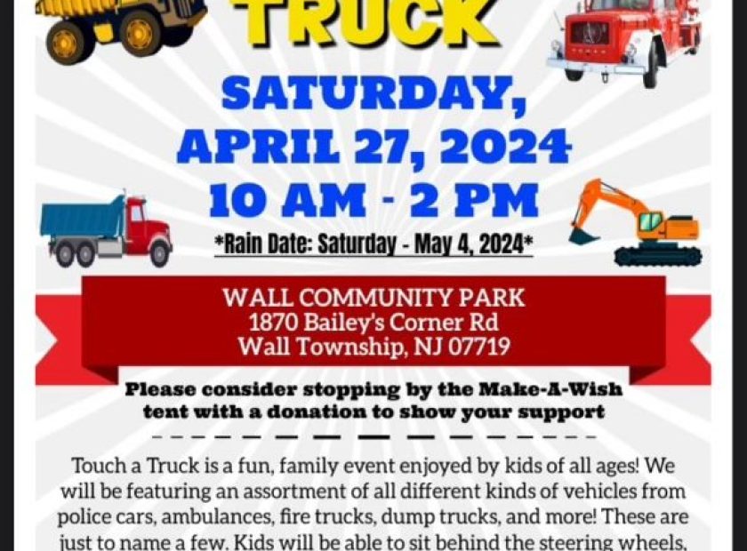 Wall Township Touch a Truck Event 2024